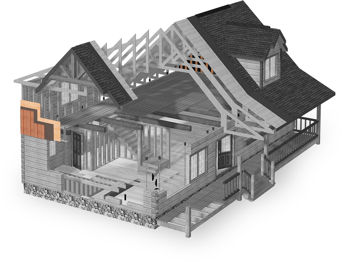 Gable End Framing System package