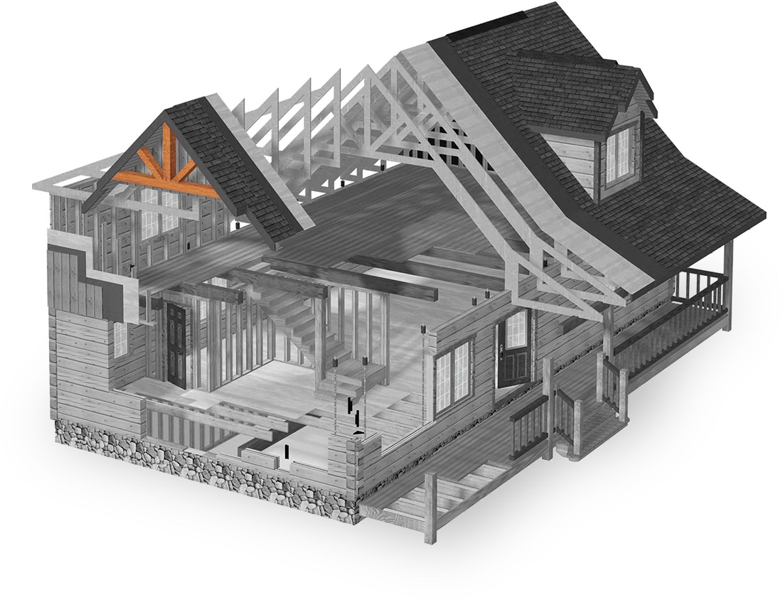 Heavy Timber Truss Options package