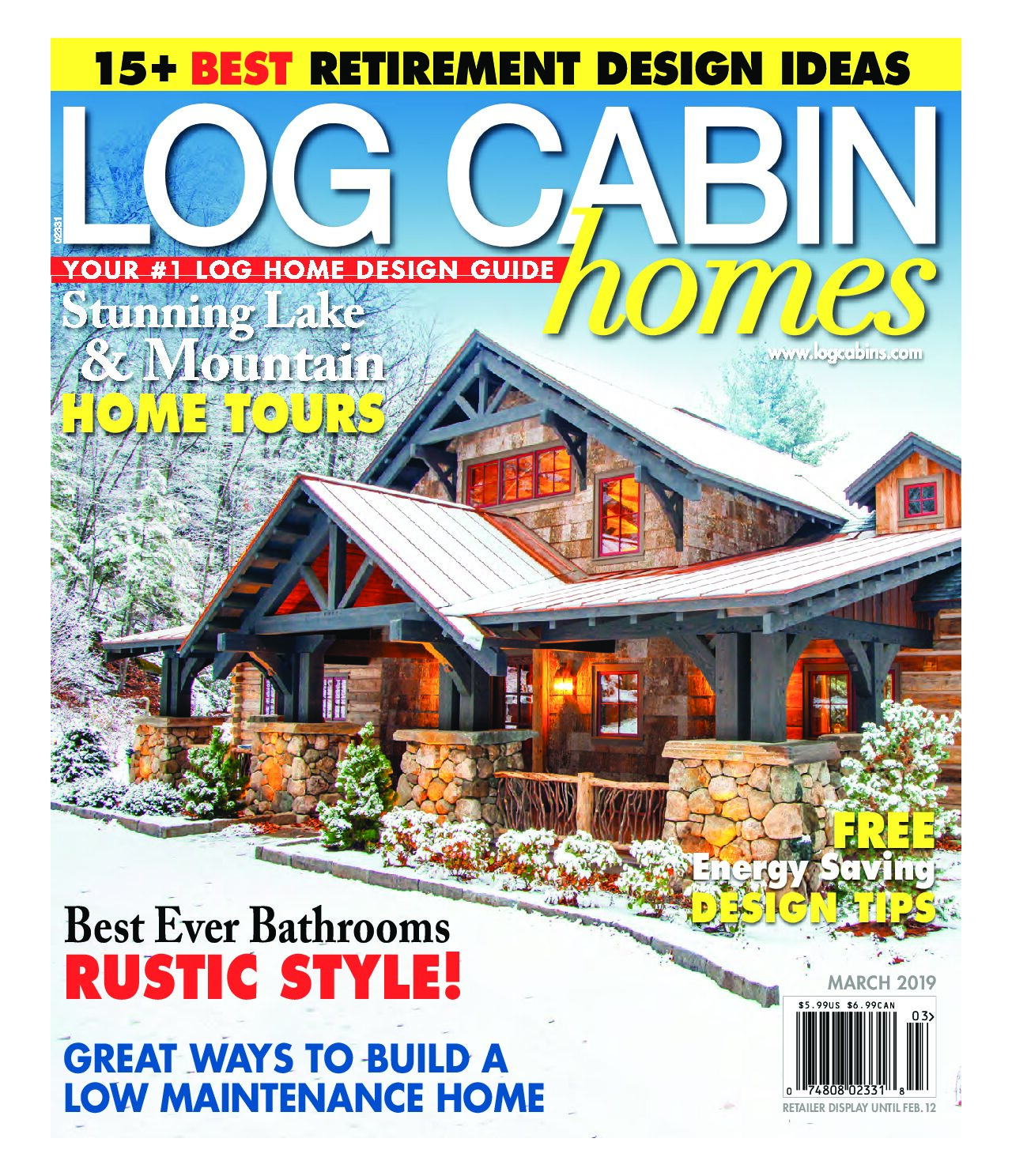 Log Cabin Homes – March 2019